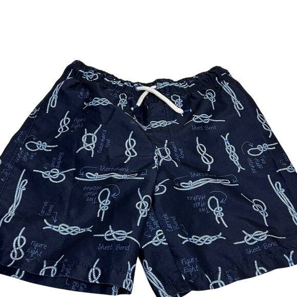 Crown Ivy Other - Crown Ivy boys sz M Navy swim trunks Nautical knots